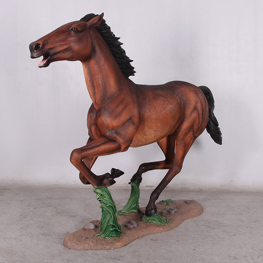 Galloping Horse Life Size Statue