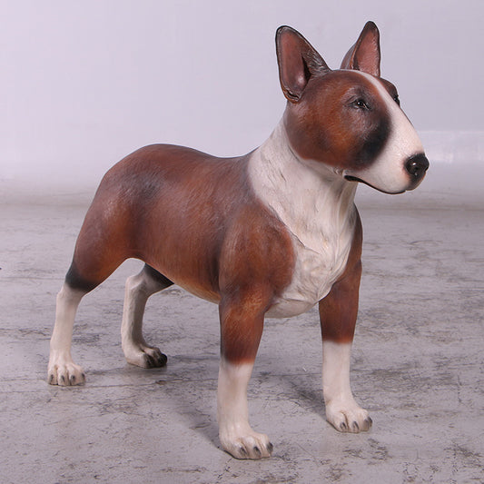 Bull Terrier Life Size Statue