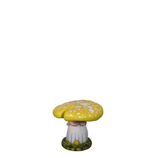 Single Split Mushroom Stool Over Sized Statue