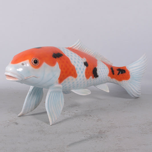 Koi Fish Life Size Statue