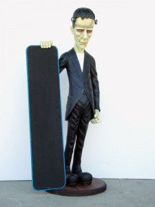 Frankenstein with Menu Board Life Size Statue