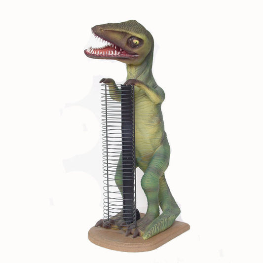 Dinosaur CD Rack Life Size Statue