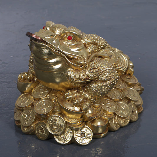 Feng Shui Money Frog Life Size Statue