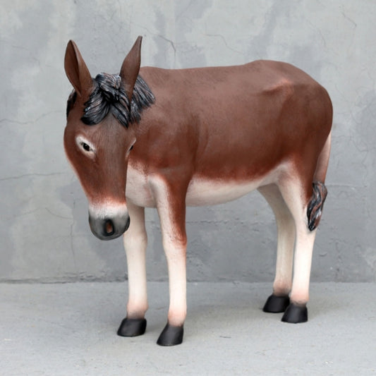 Donkey Life Size Statue