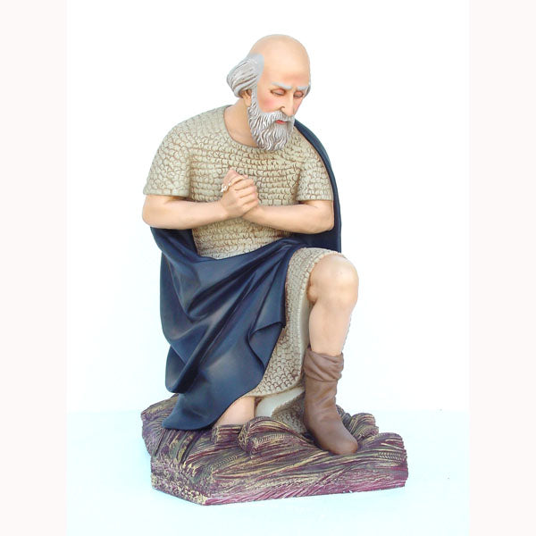 Old Man Shepherd for Nativity Life Size Statue