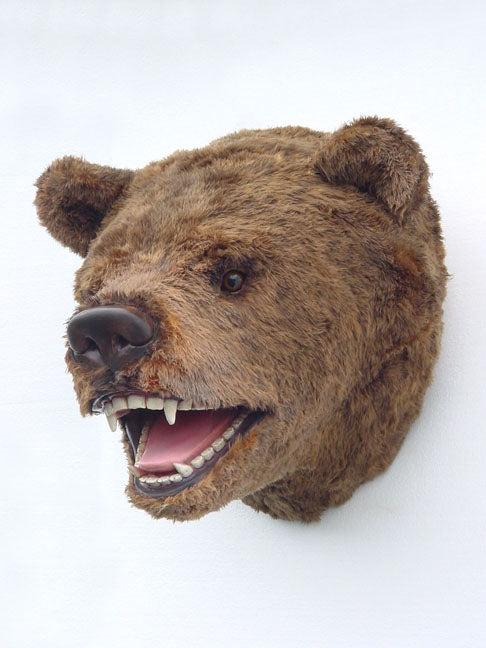 Bear Head Life Size Statue