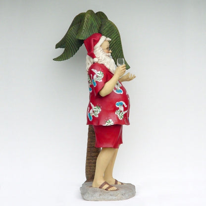 Tropical Santa Claus Life Size Statue