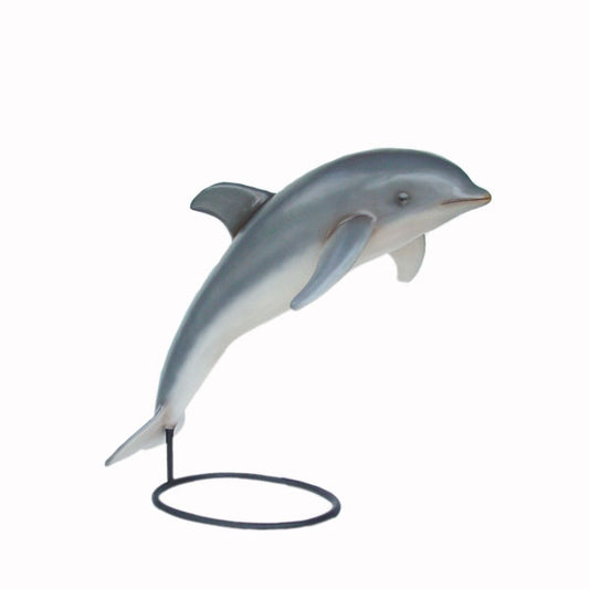 Dolphin with Base Life Size Statue