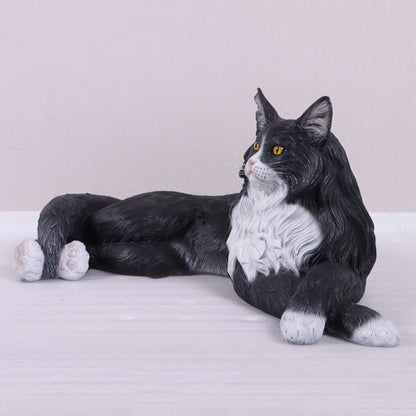 Maine Coon Cat Life Size Statue