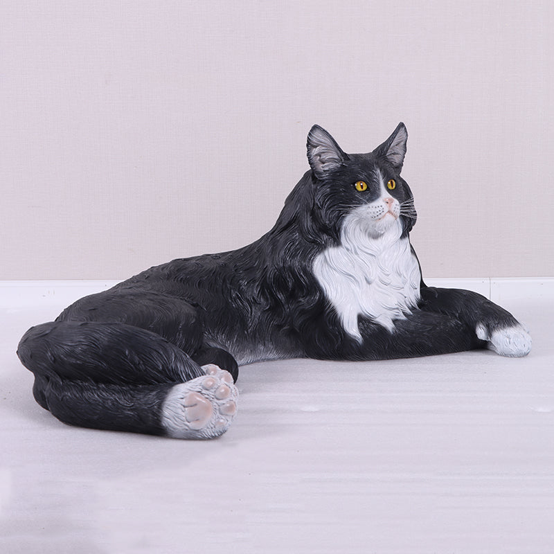 Maine Coon Cat Life Size Statue