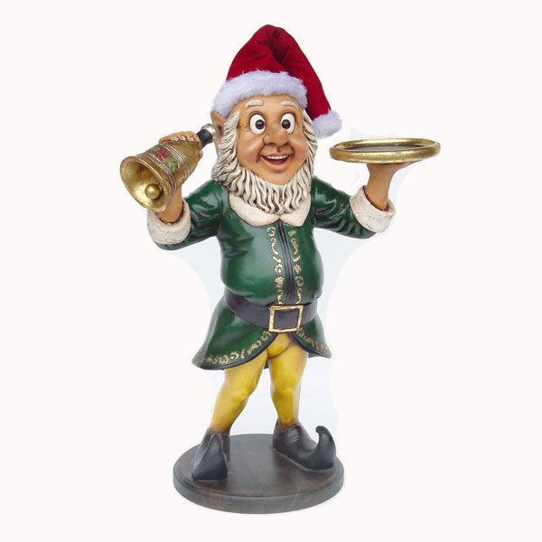 Elf Butler with Bell Life Size Statue – LM Treasures Catalog