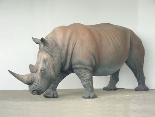 Rhinoceros Life Size Statue