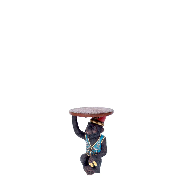 Circus Monkey Table Life Size Statue