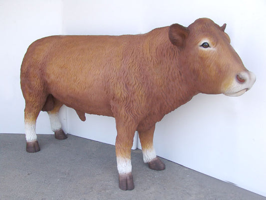 South Devon Bull Life Size Statue