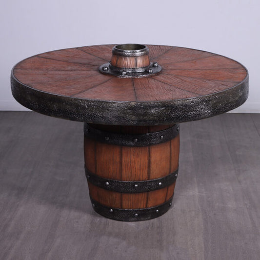 Barrel Table Statue