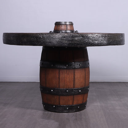 Barrel Table Statue