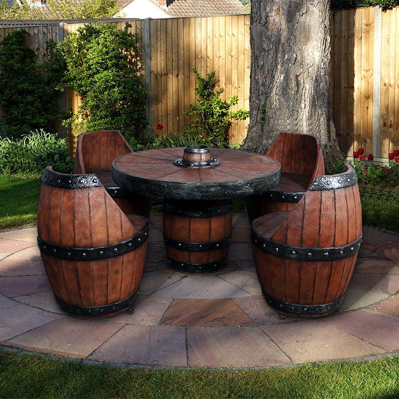 Barrel Table Statue