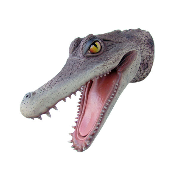 Alligator Head Life Size Statue