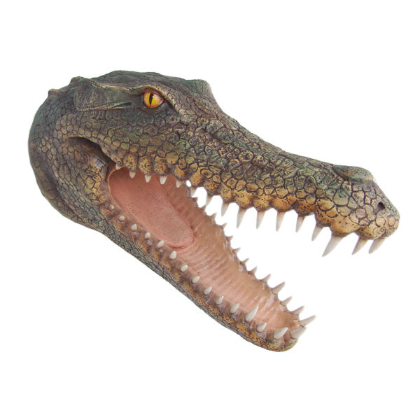 Crocodile Head Life Size Statue