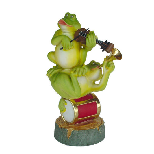 Musical Frog Life Size Statue