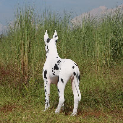 Great Dane Dog Standing Life Size Statue