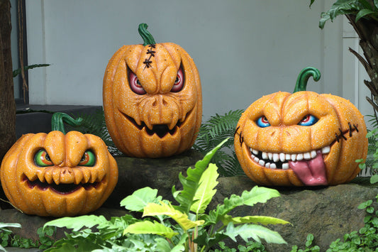 Pumpkin Brothers Life Size Statue