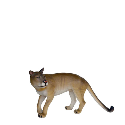 Cougar Standing Life Size Statue