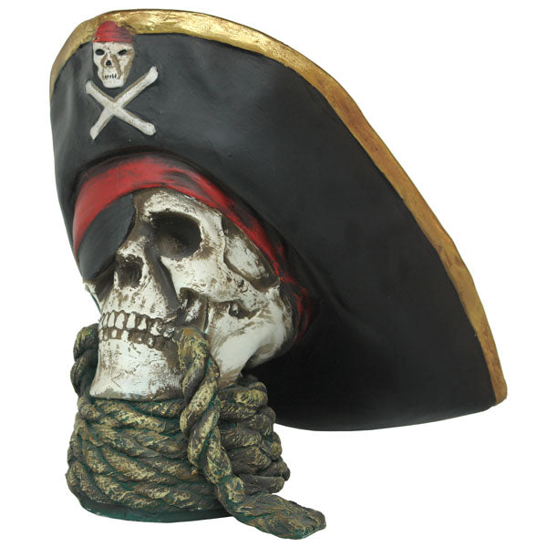 Pirate Head with Rope Life Size Statue