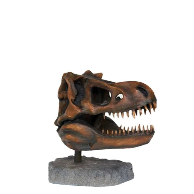 T-Rex Skull Statue