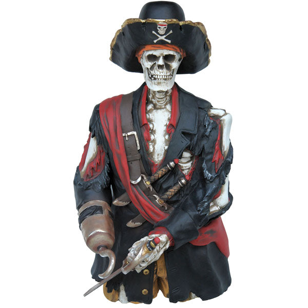 Skeleton Pirate Figure Head Life Size Statue