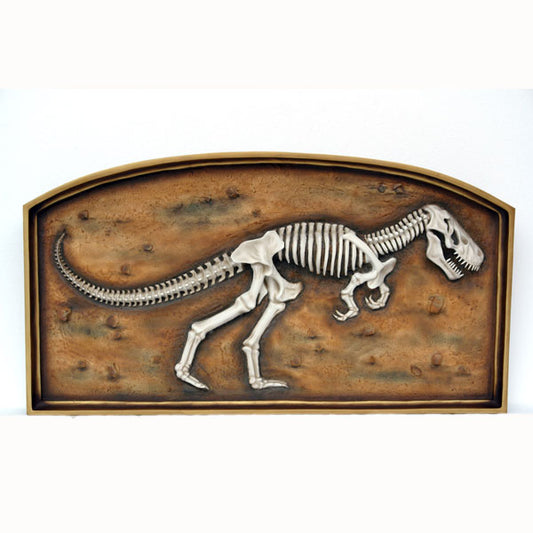 T-Rex Fossil in Frame Life Size Wall Decor