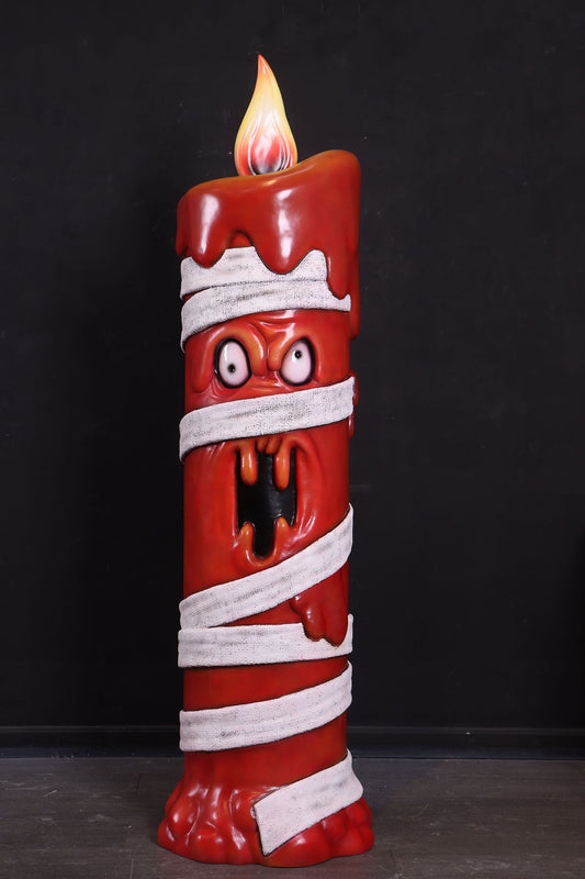 Mummy Candle Over Size Statue
