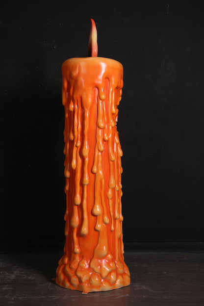 Pumpkin Candle Over Size Statue