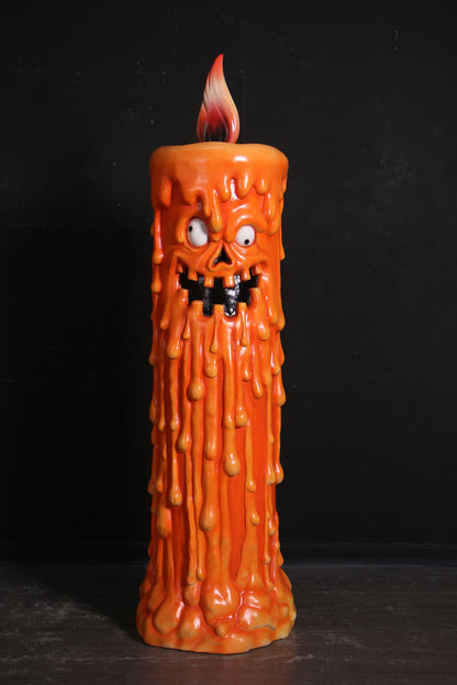 Pumpkin Candle Over Size Statue