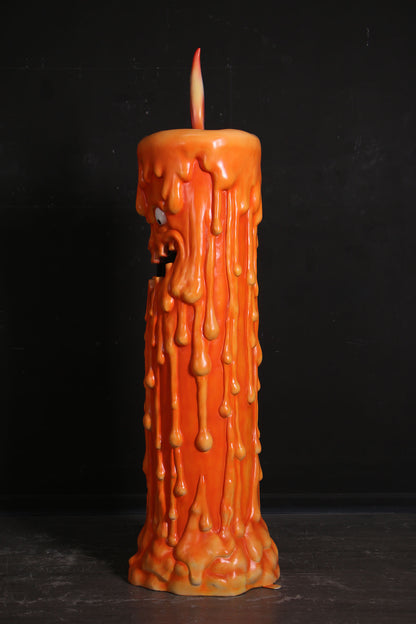 Pumpkin Candle Over Size Statue
