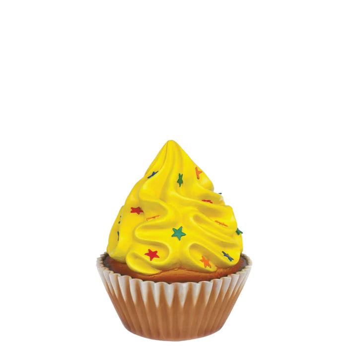 Cupcake With Stars Over Sized Statue