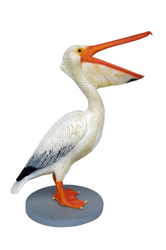 Pelican Female Standing Life Size Statue
