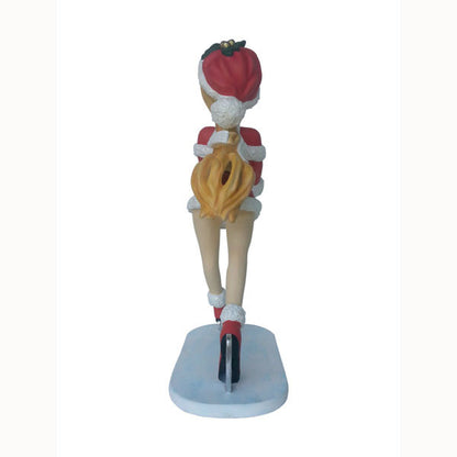 Lady Skater Life Size Statue