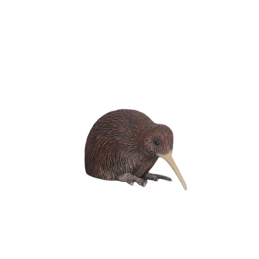 Young Kiwi Bird Head Down Life Size Statue