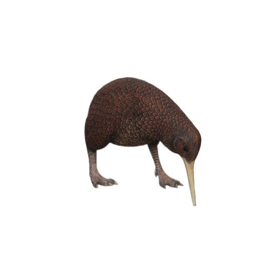Kiwi Bird Head-Down Life Size Statue