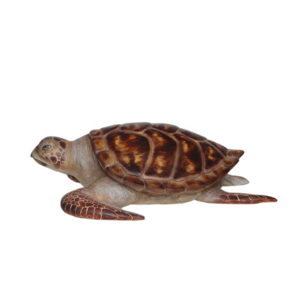 Hawksbill Sea Turtle Life Size Statue