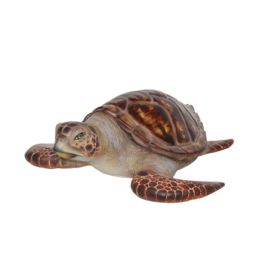 Hawksbill Sea Turtle Life Size Statue