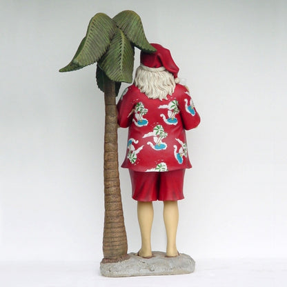 Tropical Santa Claus Life Size Statue