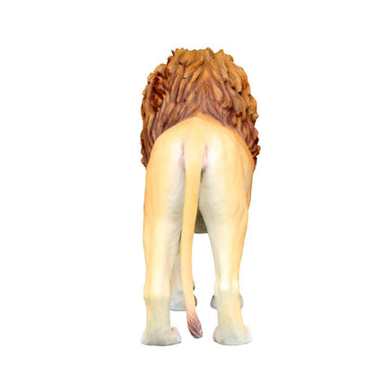 Lion Standing Life Size Statue