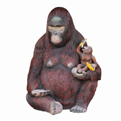 Orangutan Seat Life Size Statue
