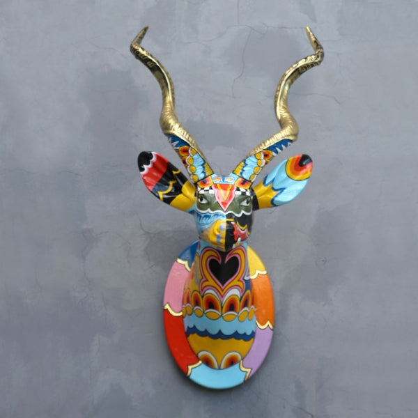 Pop Kudu Head Life Size Statue