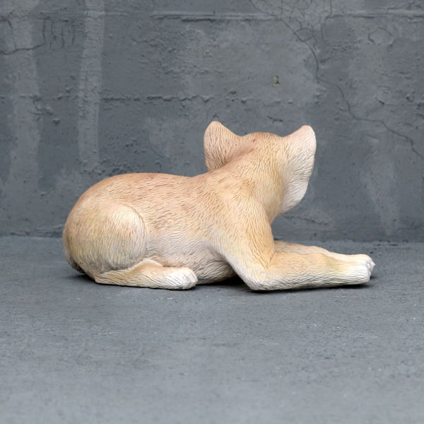 Lion Cub Lying Life Size Statue
