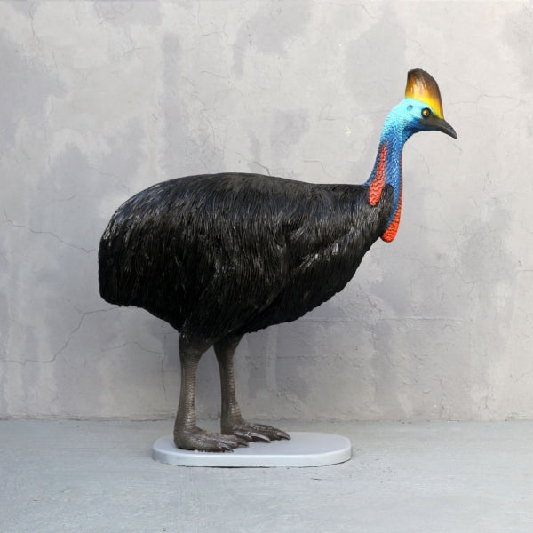 Cassowary Bird Female Life Size Statue