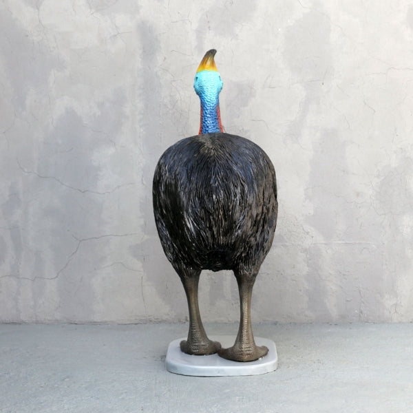 Cassowary Bird Female Life Size Statue