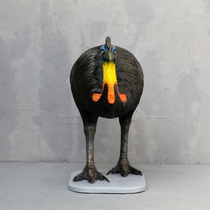 Cassowary Bird Male Life Size Statue